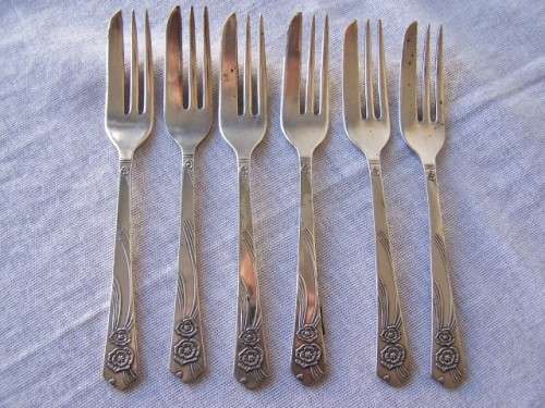 plated forks ... 2 designs !!!