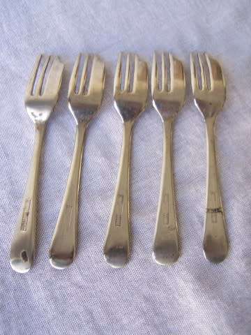plated forks ... 2 designs !!!