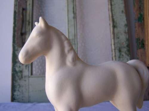 horse ... a white one !!!