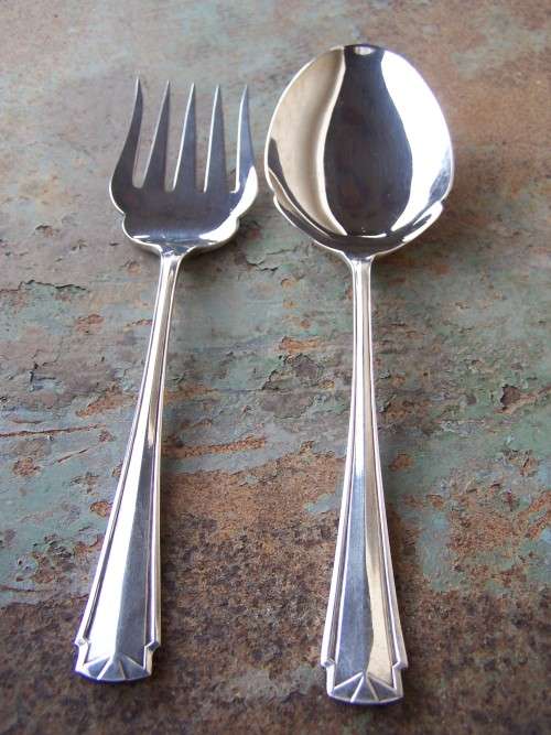 servers ...  L spoon and fork !!!
