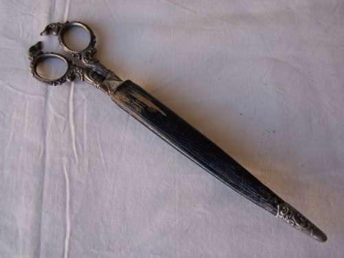 scissors ... in a scabbard