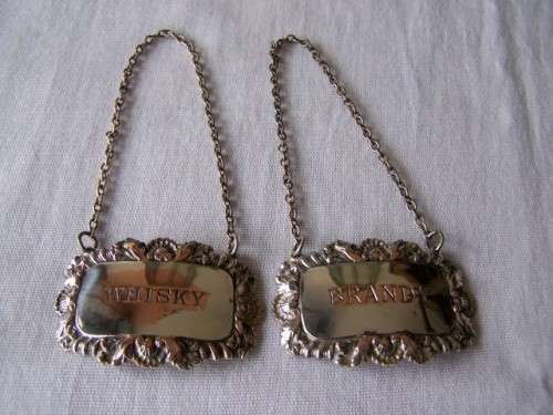 decanter labels ... a pair !!!