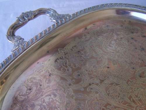 plated tray ... large !!!