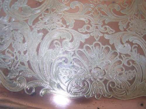 plated tray ... large !!!