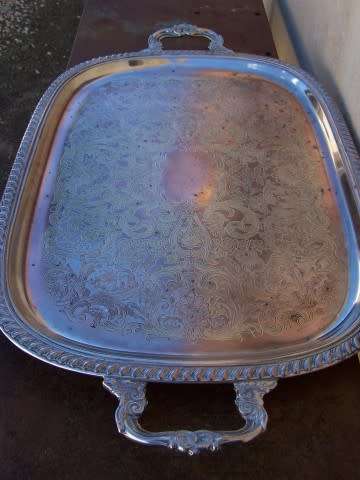plated tray ... large !!!
