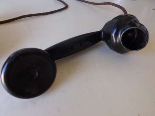 wall telephone ...  with a crank !!!