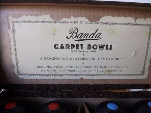 bowls... the carpet variety !!!