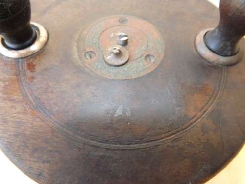 fishing reel ... of wood and brass !!!