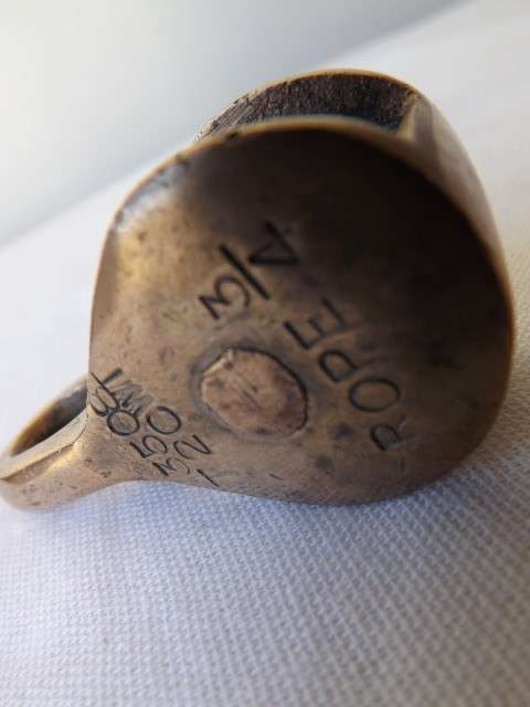 small rope pulley ... of brass !!!