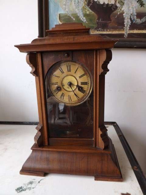 clock  ... a handsome one for the mantel !!!