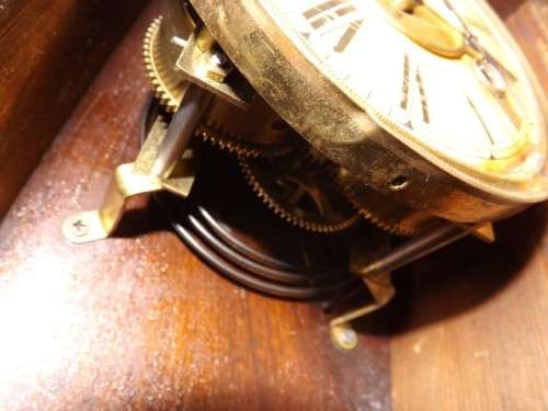 clock  ... a handsome one for the mantel !!!
