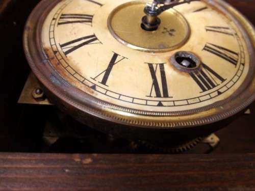 clock  ... a handsome one for the mantel !!!