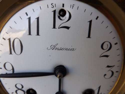 ansonia beehive clock ... condition as found !!!