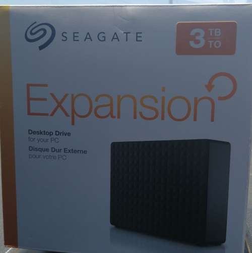 New Seagate 3TB expansion external harddrive