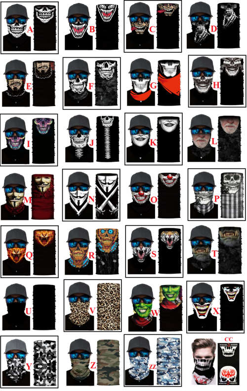 Face mask / neck gaiter / riding scarf