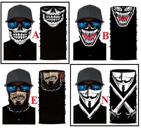 Face mask / neck gaiter / riding scarf