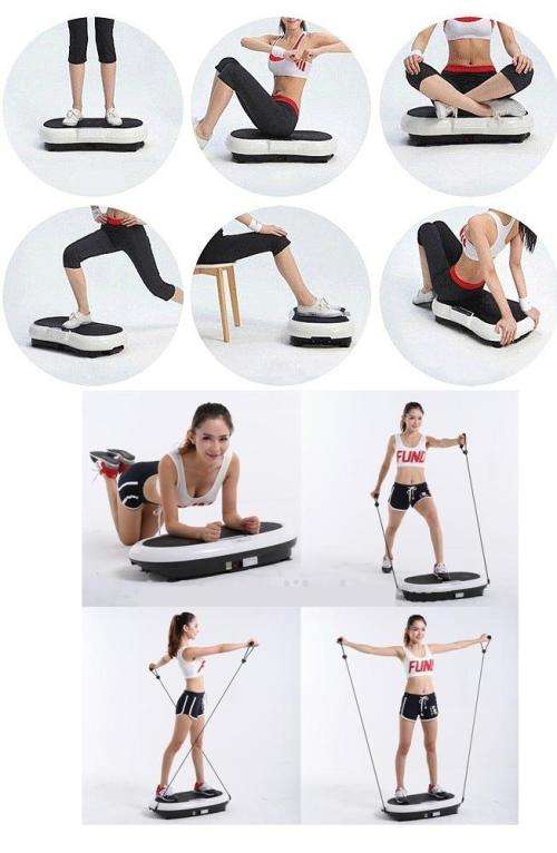 UltraThin Vibration Powerplate with armstraps and built in Bluetooth speaker!
