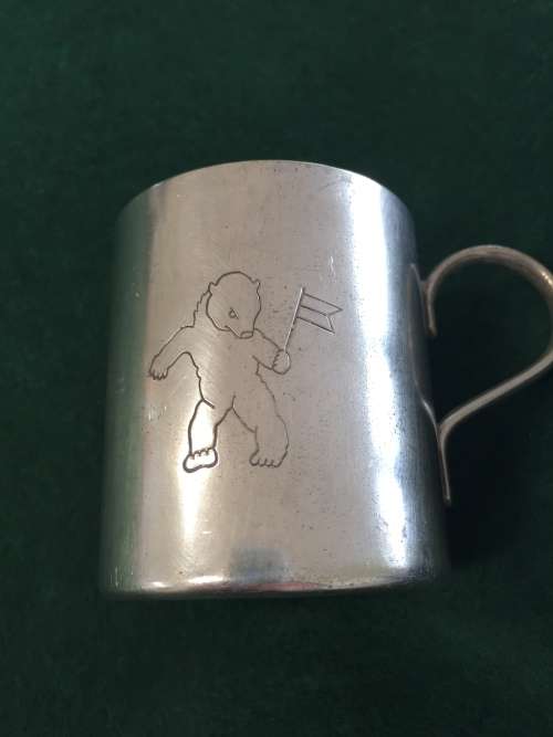 Vintage Silver nursery items