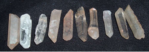 Madagscan clear quartz10 points. Storm crystal powerfull healer and repells negativity