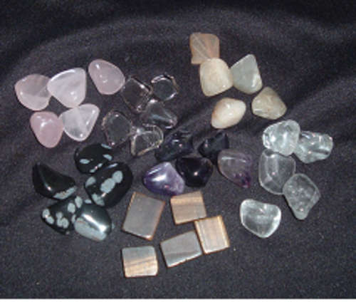 selection of tumbeled stones