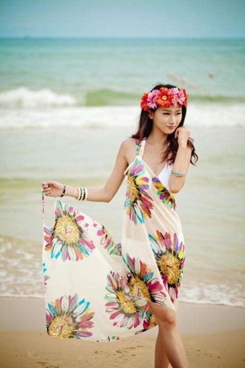 Swim Cover Up Wrap   ONE SIZE