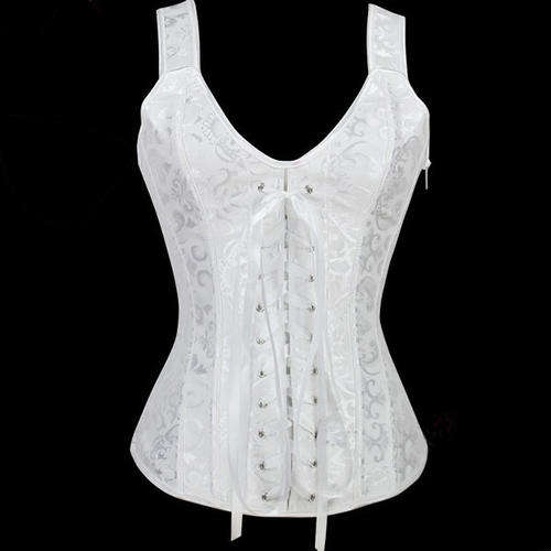 Strap Lace-Up Outerwear Corset  S,M,L,XL,2XL