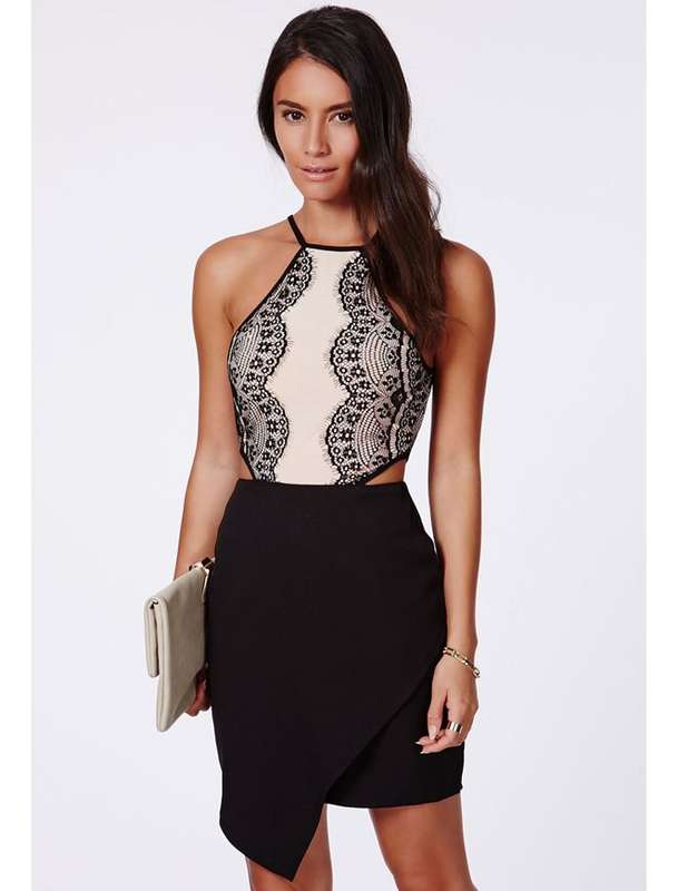 Asymmetrical Lace Dresses      M / L