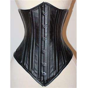 Steel Bones Faux Leather Heavy Corset   S,M,L,XL,2XL