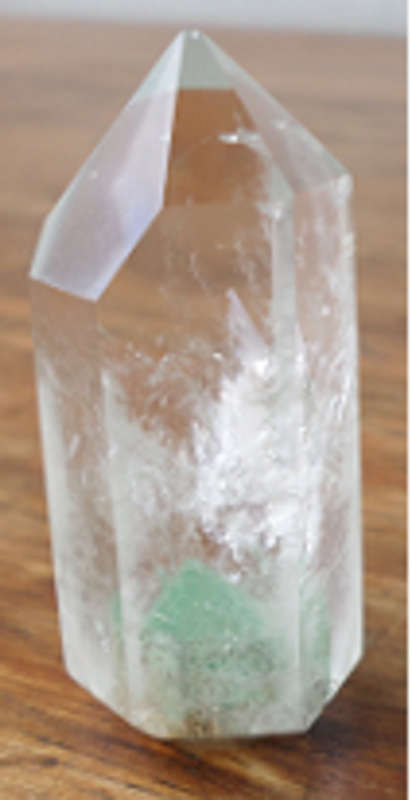 Clear quartz point. Storm crystal powerfull healer and repells negativity