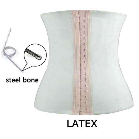 Latex Steel Boned Waist Training and Gym Shaper Underbust Corset XS,S,M,L,XL,2XL