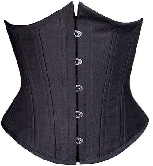 26 Steel Bones Comfortable Satin Underbust be used for waist training  S,M,L,XL,2XL