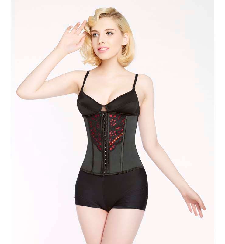Latex Steel Boned  Shaper ideal for gym and shaping Corset    XS,S,M,L,XL,2XL