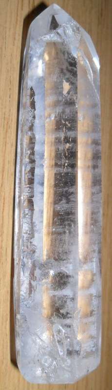 Clear quartz point. Storm crystal powerfull healer and repells negativity