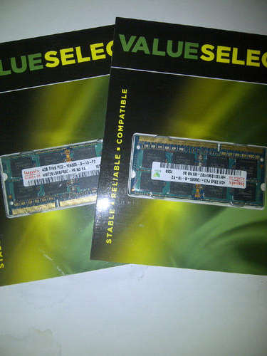 8GB HYNIX DDR3 Laptop RAM - (2x 4GB 2Rx8 PC3-10600S-9-10-F2)