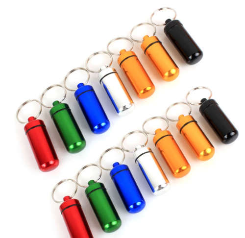 Aluminium Alloy Pill or Weed Stash Container - Random (In Stock)