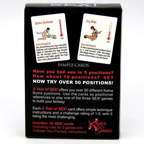 A Year Of Sex Card Sex Game