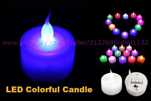 LED Tea Light Candle (Color Changing or flame yellow)