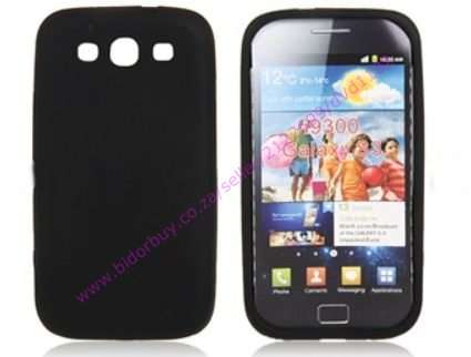 Quality Silicone Protective Case for Samsung Galaxy S3 I9300 (Black) (In Stock)