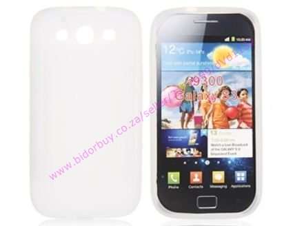 Silicone Protective Case for Samsung Galaxy S3 I9300 (White) + Transparent Screen Protect (In Stock)