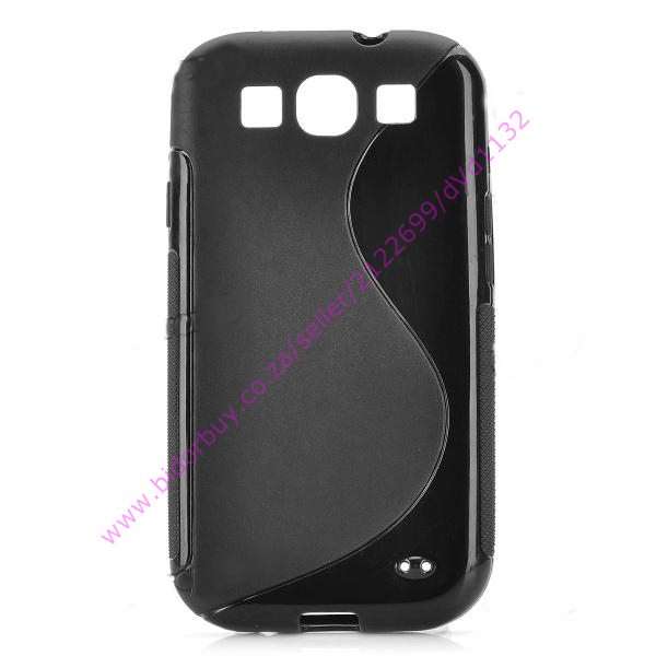 Quality Silicone Case for Samsung Galaxy S3 I9300 + Transparent Screen Protector