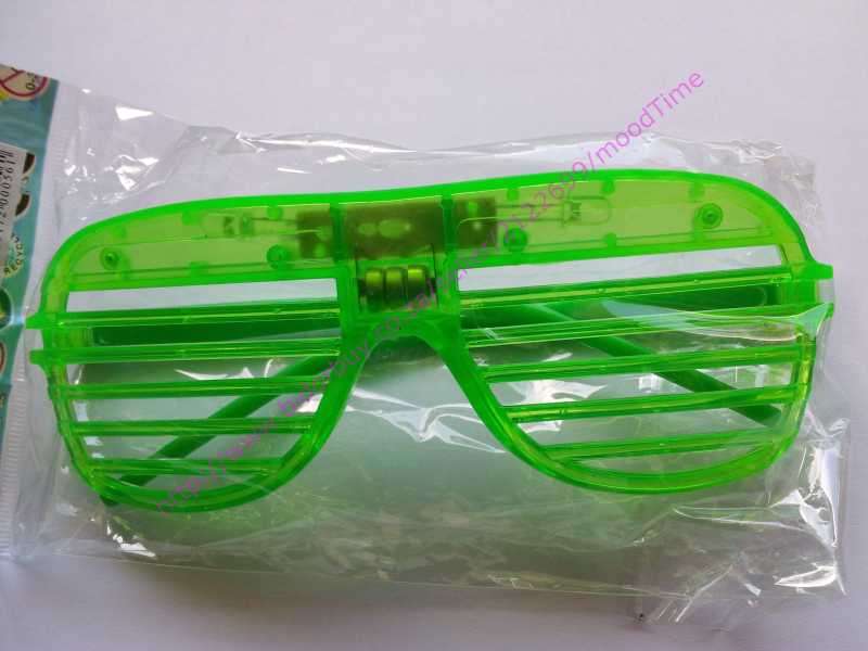 LED Flashing Plastic Glasses (RGB LED) (In Stock)