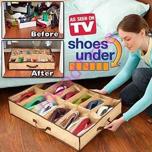 Space Saving Shoe Organizer (Holds 12 Pairs) (In Stock)