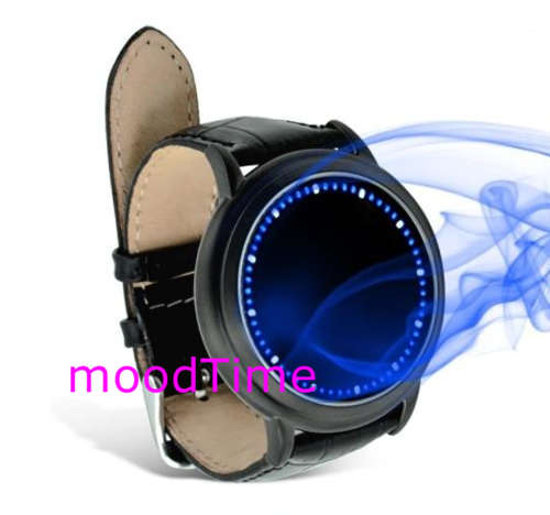 Japanese Style Inspired Blue LED Touchscreen Watch