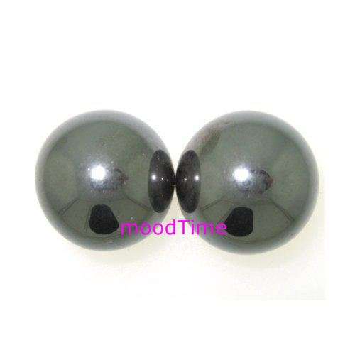 Rattlesnake Egg Hematite Magnets (Round x 2) (In Stock)