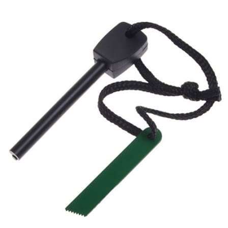 Magnesium Rod + Metal Blade Flint Kit (Survival Fire Starter) (In Stock)