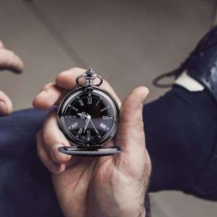 Vintage Style Pocket Watch (In Stock)