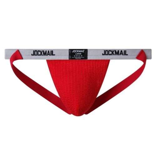 Jockmail Sports Style Classic Design Jockstrap - Red XXL (In Stock)