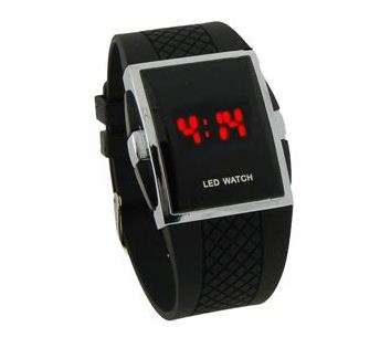Stainless Steel Digital LED Watch