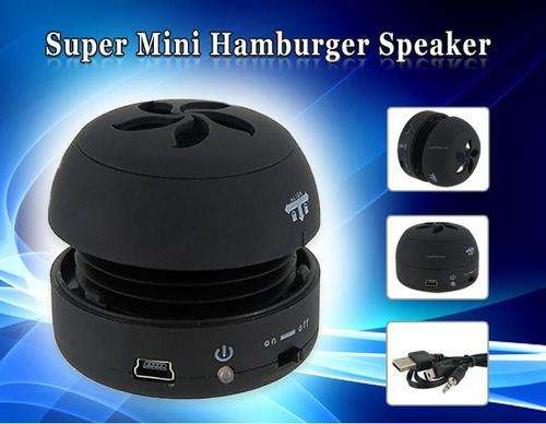 Mini Hamburger Speaker for PC, Laptop, iPod, mp3 players