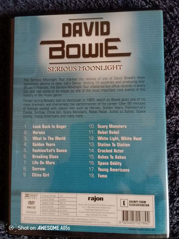 6DVD concerts +bonus CDs: Elton John, Queen, David Bowie, Billy Joel, Tina Turner, Maroon 5